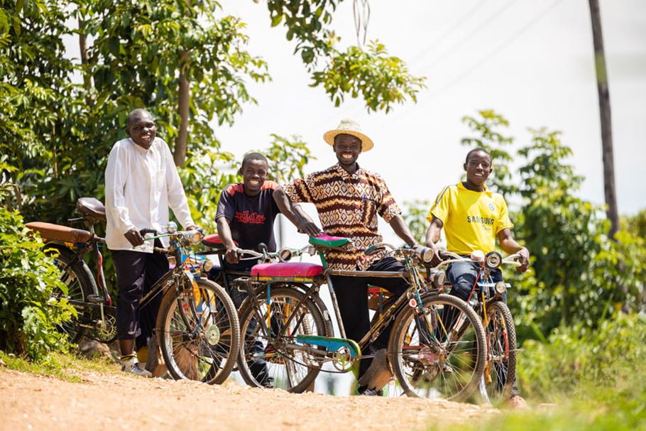 Jilbert and his cyclists