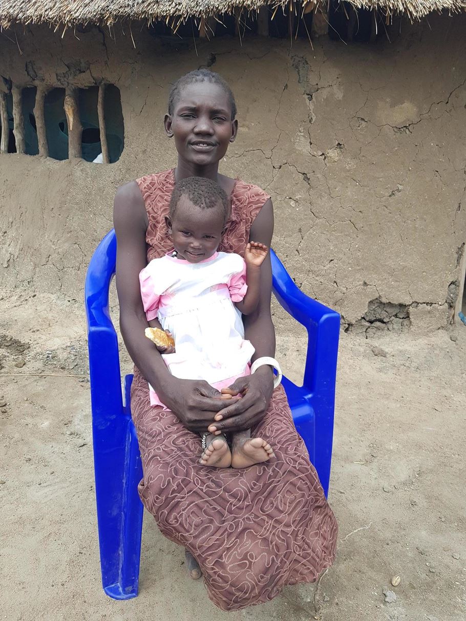 for mothers like Alek [pictured] access to Tearfund feeding stations can be a vital lifeline when raising a child in South Sudan.