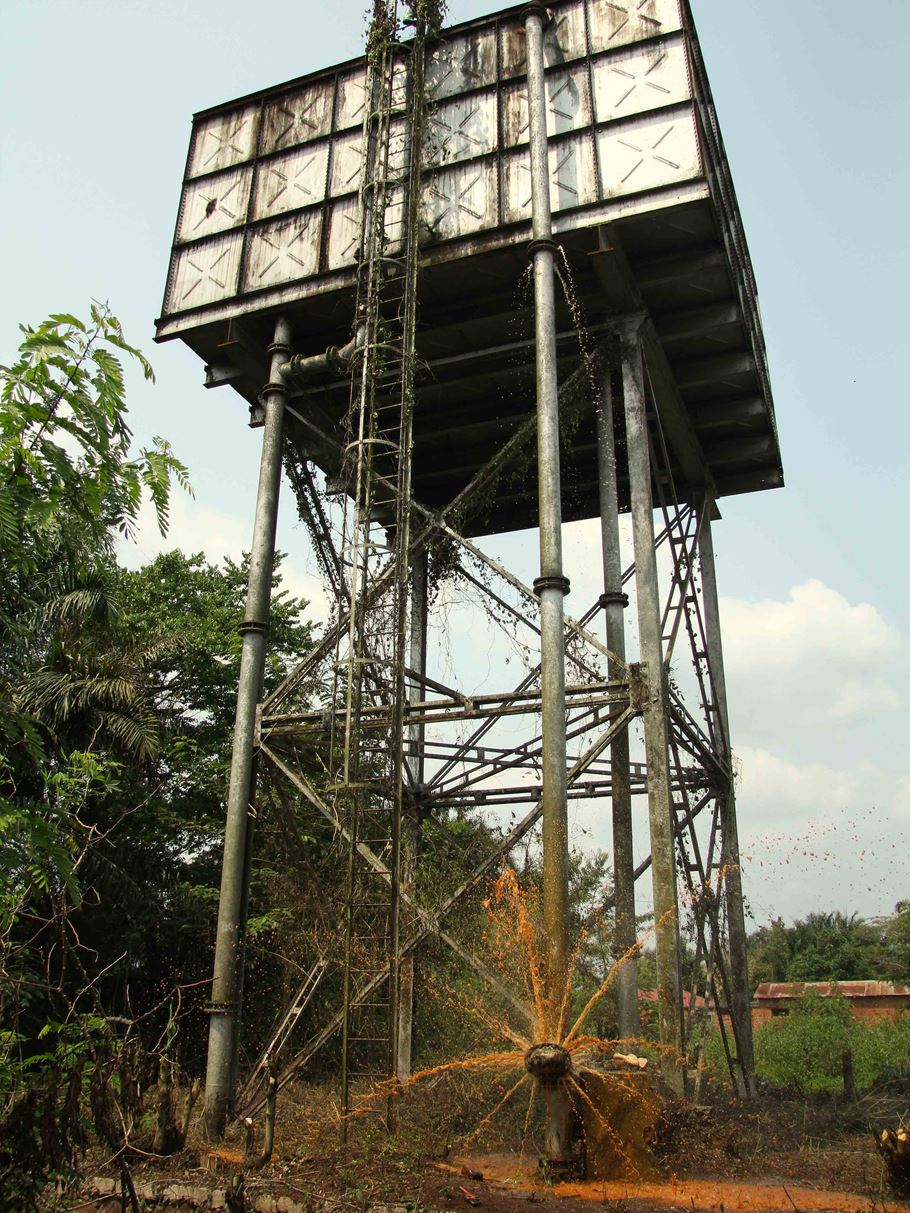 Kasango's main water cistern. Photo: Nathanael Hollands/Tearfund