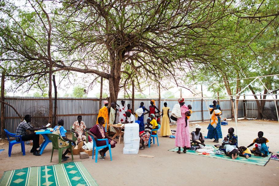 South Sudan feeding centre