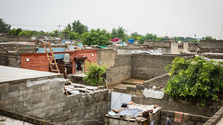 An informal settlement in Islamabad, Pakistan, made up of around 825 households. Credit: Hazel Thompson/Tearfund