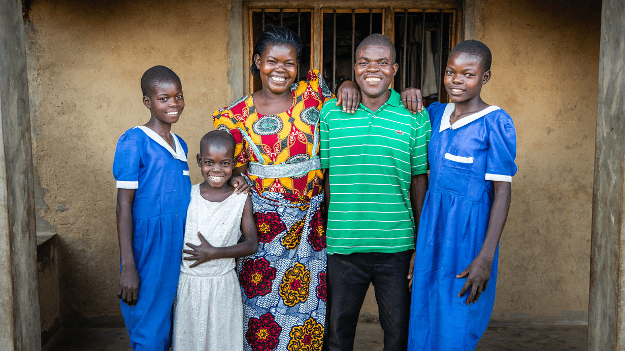 Kapu and his wife Adaliya with their three daughters. What will their future look like?