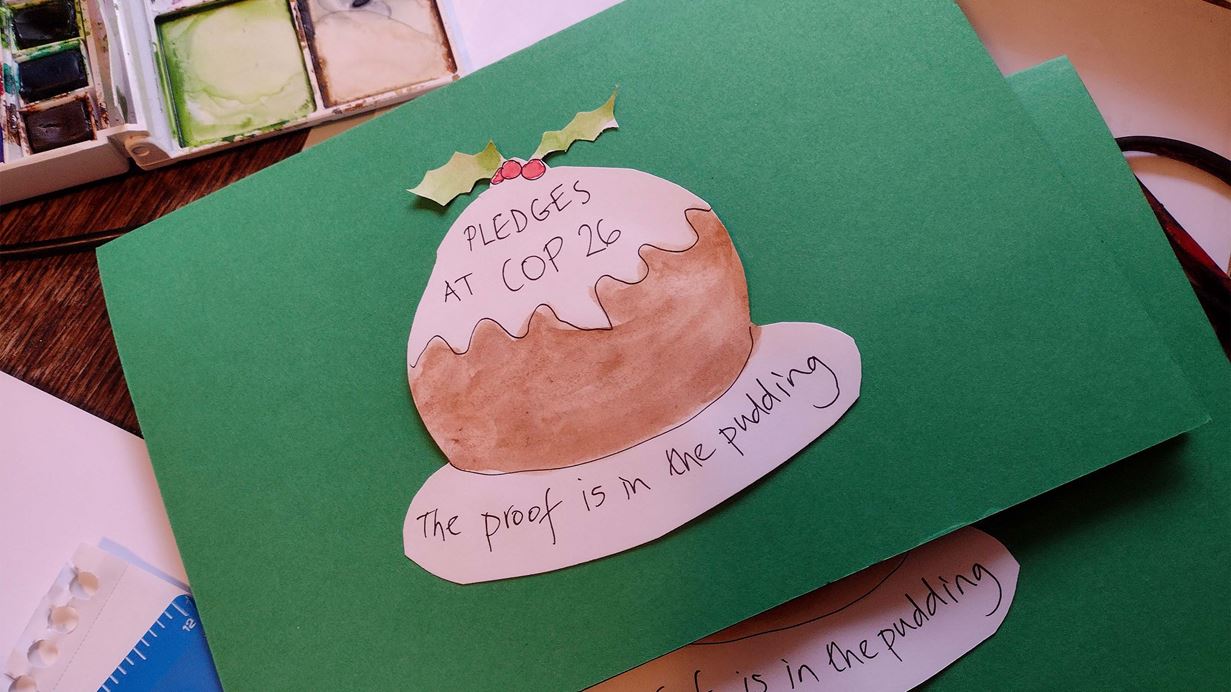 Homemade Christmas Card (Billie Anderson/Tearfund)