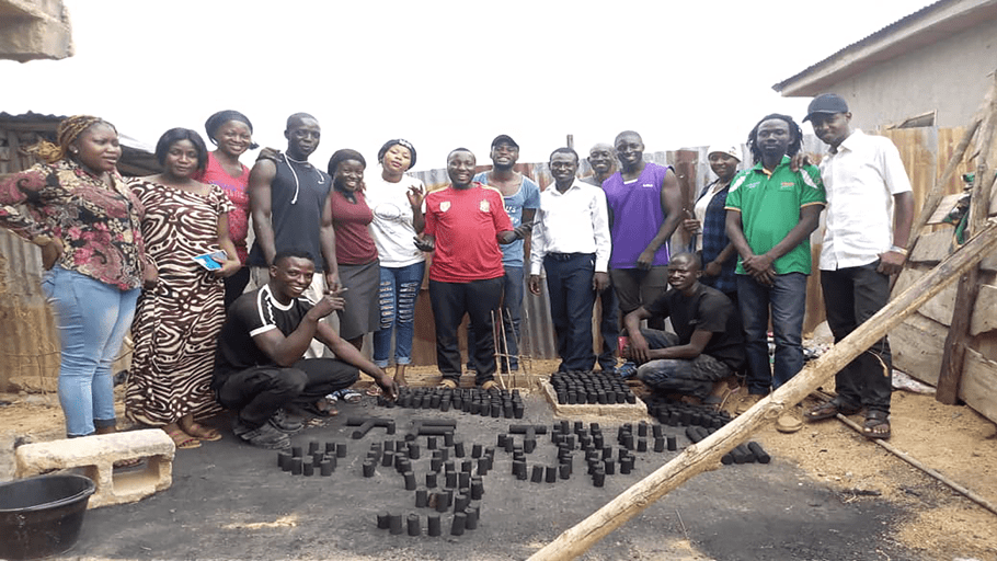 Members of the Jos Green Centre gather.