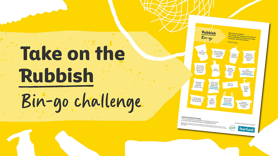 Take on the Rubbish Bingo challenge