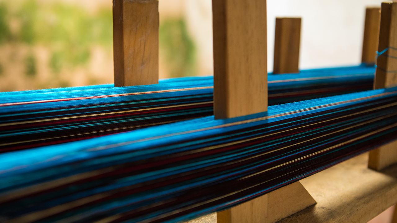 Cloth made is a variety of colours
