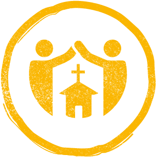 Illustrative stamp of church community
