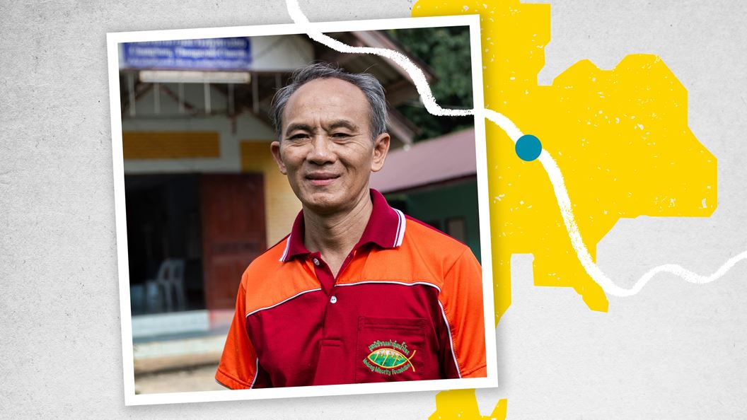 A photo of Pastor Leng smiling