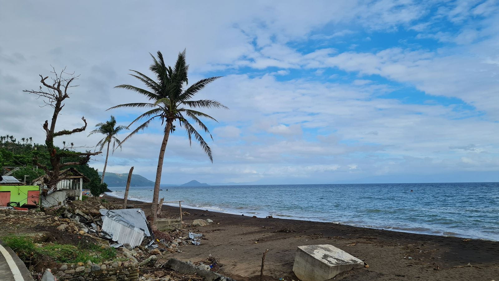 Tiwi Albay in the Philippines after Typhoon Goni