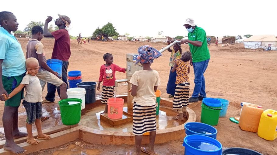 Tearfund and our partner organisations have been able to help provide people with water and other essentials. This helps them to stay safe from disease and illness. Photo credit: CEDAS