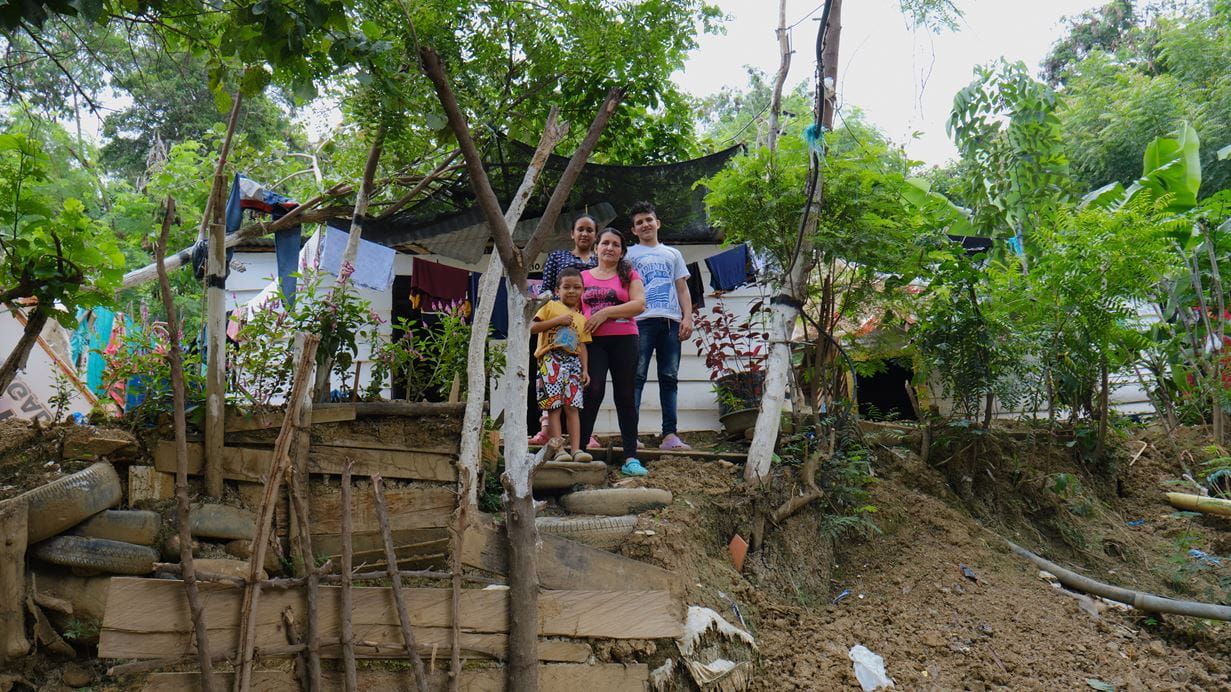 Yalitza and her family live next to a river that carries sewage | Photo credit: Ferley Ospina/Tearfund