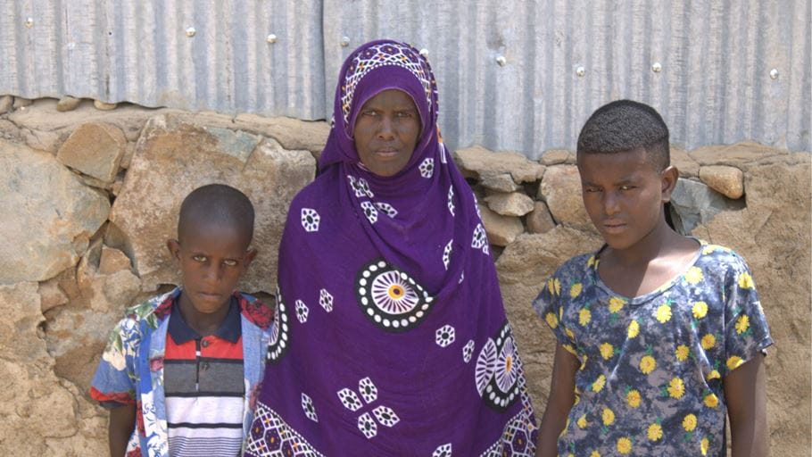 Habiba was forced to flee with her children due to the escalating violence. Thanks to Tearfund’s local partner, Friendship Support Association (FSA), they are able to get the support they need. | Image Credit: FSA