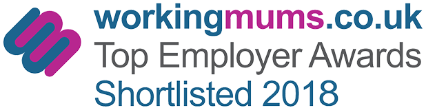 workingmums.co.uk Top Employer Awards. Shortlisted 2018